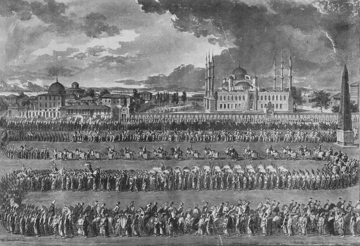 Jean Le Barbier - Processione del Sultano all'Ippodromo